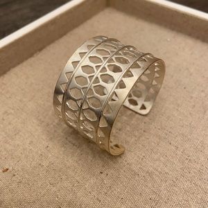 Stella & Dot Silver Cuff Bracelet, never worn